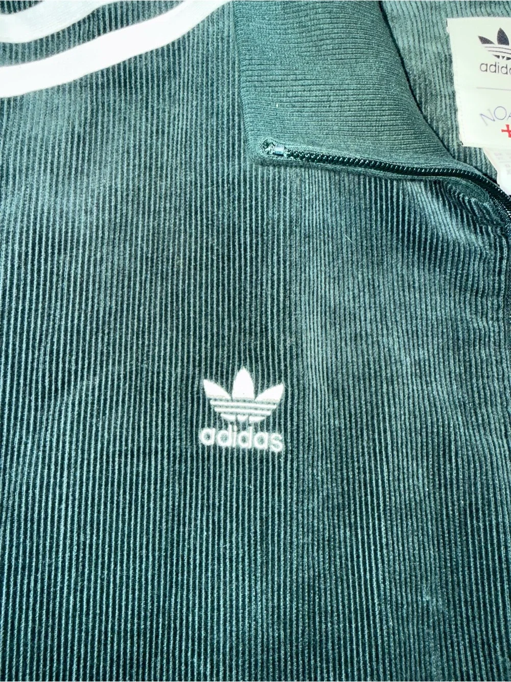 Adidas Originals x NOAH Corduroy Green Jacket Men's Size XL